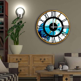 Wallity Reloj Decorativo MDF Multicolor 5050MS-096